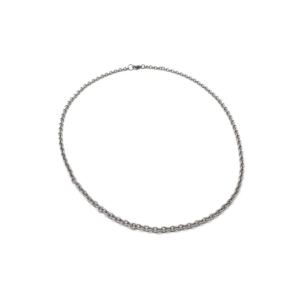 3mm Cable Chain Link Necklace