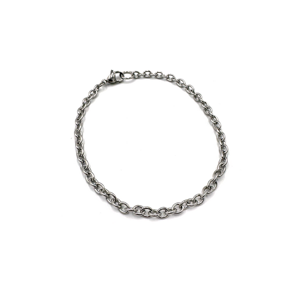 3mm Cable Chain Link Bracelet