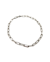 Paper Clip Chain Link Necklace